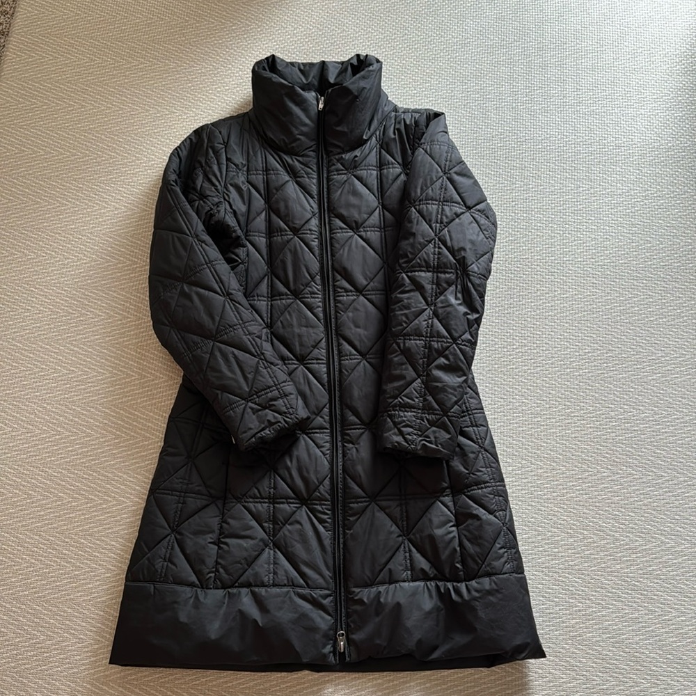 Patagonia insulated coat with stand collar women’s small